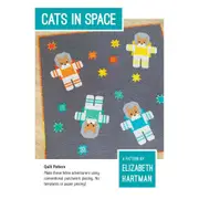 Cats in Space Quilt Pattern By Elizabeth Hartman Quilting Sewing Craft DIY