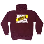 Watson V2 Surname Thing - Funny Novelty Hoodies Hoodie