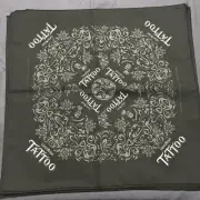 Captain Morgan rum tattoo black white bandana 20" new unused multiple Piece Deal