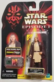 STAR WARS EPISODE I QUI-GON JINN NABOO WITH LIGHTSABER AND HANDLE