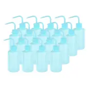 18 Pcs 8oz Lab Squeeze Bottle 250ml Plastic Safety Wash Bottles (Blue)