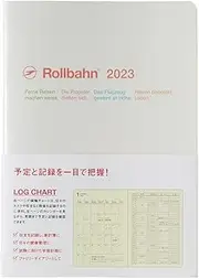 Rollbahn Note Diary Log Chart Cullet B6 White