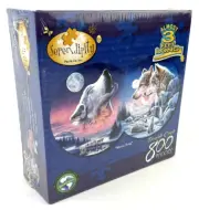 Moon Song 800 Piece Puzzle Serendipity Puzzle Co Wolves Howling