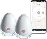 Tommee Tippee Made for Me Double Electric Wearable Breast Pump a Hands-Free, in-Bra Breastfeeding Pump which is Portable and Quiet, with 1 Massage and 8 Express Modes and 4 Hour Battery Life