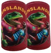 2 X STUBBY HOLDER QUEENSLANDER STATE OF ORGIN