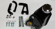 SBC Chevy BLACK Saginaw Power Steering Pump Aluminum Bracket
