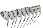 AGXGOLF RIGHT HAND SENIOR FLEX GRAPHITE WIDE SOLE IRON SET 3-4-5-6-7-8-9-PW+ SW