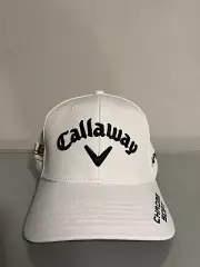 Callaway Chrome Soft Apex Rogue ST Odyssey Fitted Tour Golf Hat Cap White L/XL
