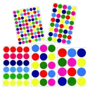School Smart Assorted Circle Stickers, 60 Sheets, Pack of 2024