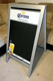 CORONA PREMIER BEER A-FRAME WRITE ON MENU SPECIAL SANDWICH CHALK BOARD SIGN NEW
