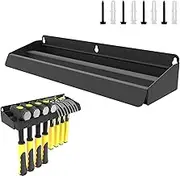 Metal Hammer Holder - Space Saving Tool Organizer, Wall Mounted Hammer Display Stand | Heavy Duty Tool Storage Holder Wall Bracket, Multipurpose Tool Storage Rack Steel for Workshop, Shed, Garage