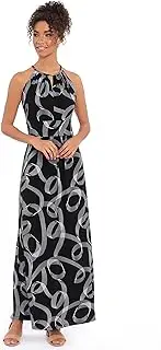[London Times] Women's Halter Maxi Dress