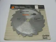 NEW BLACK & DECKER PROFESSIONAL PIRANHA 7 1/4" CARBIDE SAW BLADE 18 TEETH