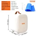4L Mini Desk Fridge Car Refrigeration Keep Cooler Portable Color: White (29)