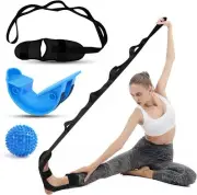 Foot and Calf Stretcher Kit - Leg Stretching Strap, Foot Rocker, Hamstring an...