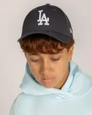 [New Era] New Era Boys' 940 Los Angeles Dodgers Cap in Dark Graphite Grey One Size Dark Graphite Grey