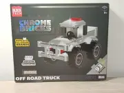 *FREE SHIP* OFF ROAD TRUCK Chrome Bricks Block Tech Building Set "LEGO"