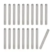 3.5x30mm Dowel Pins, 20pcs Round Head Flat Chamfered End Dowel Pin
