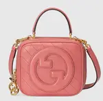 GUCCI 芭比粉紅LOGO相機包 GUCCI BLONDIE HENKELTASCHE｜夏日限定★滿萬折$500!!保健食品3件9折!!