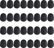 Boao 32 Pieces Saxophone Mouthpiece Cushion 0.8 mm Alto Tenor Saxophone and Clarinet Mouthpiece Pads Patches Accessories for Beginners Musicians, Black