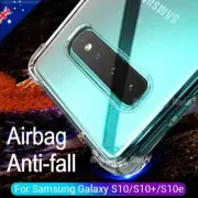 For Samsung Galaxy S10 S10+ Plus S10e Clear Case Shockproof TPU Bumper Cover