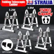 Telescopic Ladder Aluminum Extension Step 3.2/3.8/4.4/5M ​Portable Folding