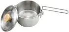 Sosoport Stainless Steel Instant Noodle Pot Picnic Cooking Pot Hiking Pot Wat...