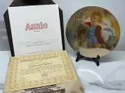 Norman Rockwell "Annie and Sandy" - Knowles Collectible Plate With COA