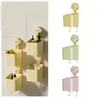 Punch Free Bathroom Suction Cup Shelf Ginger Garlic