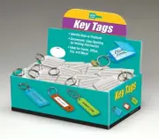 Lucky Line 20400 Key Tag with Split Key Ring Extra Strength 100 Per Box