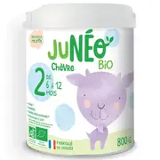 Juneo Organic follow-on goat's milk 2nd age from 6 to 12 months 800g
