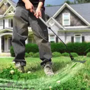 Walensee Double-Edged Grass Whip with Soft Rubber Handle for Easy Weeding