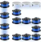 15 Pcs AC14RL3A Replacement Weed Wacker String for Ryobi One+, 0.065'' Trimmer R