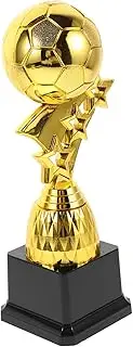 Yardwe Winning Football Trophy for Soccer Leagues Star Design Plastic Award Cup for Party Favors