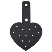 Black Heart Keychain For Pop-In Charms