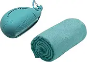 QSTDGVPW Cooling Towel Breathable Chilly Microfiber Cool Towel for Workout Hiking Pilates, Blue