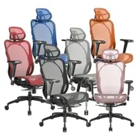 i-Rocks 艾芮克 T05 人體工學辦公椅 灰色 藍色 橘色 黑色 紅色 粉紅色