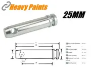Excavator Linkage Digger Bucket Pin Tractor Pin 25mm x 105mm Zinc Plated