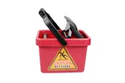 Heavy Duty 9L Plastic Foot Pedal Mop Wringer Bucket Ergonomic Hands Free Durable