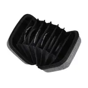 Anti-Scratch 8 Pockets Camera Lens Filter Pouch Case Bag With Wrist Strap