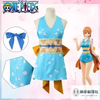 在飛比找蝦皮購物優惠-【熱銷】航海王 cos衣服 海賊王 娜美cos服裝 RED劇