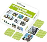 Memo Deutschands Roller Coasters, Memory and Search Game for 2-6 Players from 3 Years by Parkscout