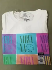New Nirvana Music Smiley Face T-Shirt.