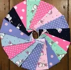 Children Nursery Prints Jelly Roll Quilting Fabric 16 strips (2.5 x 44 inch) #47