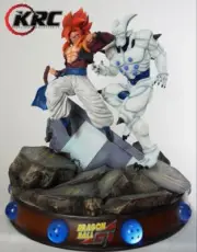 KRC Studio Dragon Ball SS4 Gogeta vs Omega Shenron Resin Model Painted In Stock