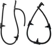 Diesel Fuel Line Kit - Rubber Black Fuel Injector Return Lines (2 Pack) for 2004-2010 6.6L LLY Duramax Diesel Pickup Truck Engines - 97328733