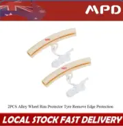 2PCS Alloy Wheel Rim Protector Tyre Remove Edge Protection MOTORCYCLE MOTORBIKE