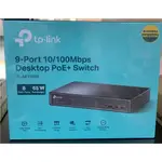 🌸結帳優惠 含稅 TP-LINK 9埠 10/100MBPS 桌上型交換器 含8埠POE+ TL-SF1009P