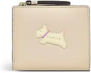 [RADLEY] London Womens Respects Small Grained Leather Bifold Purse Purse in Light Grey Stone, Light Grey, S, Classic