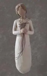 Willow Tree DEMDACO "Grateful" Figure Susan Lordi 2004 9"